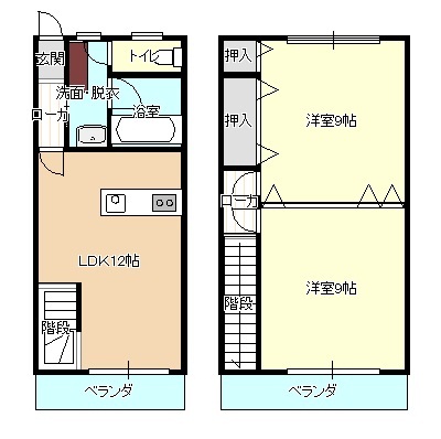 ハイツモリナガＫ７ 間取り