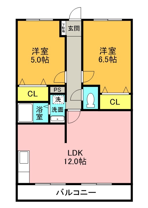 ハイツアクシス 間取り