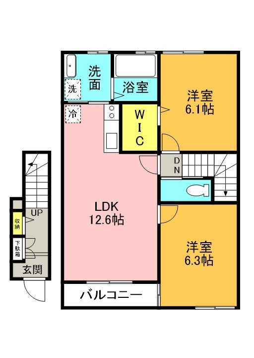 セントロイエル見能林 間取り
