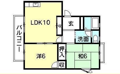 フレグランスＨＡＭＡＤＡ 間取り