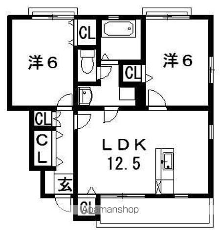 ドエル四季弐番館 間取り