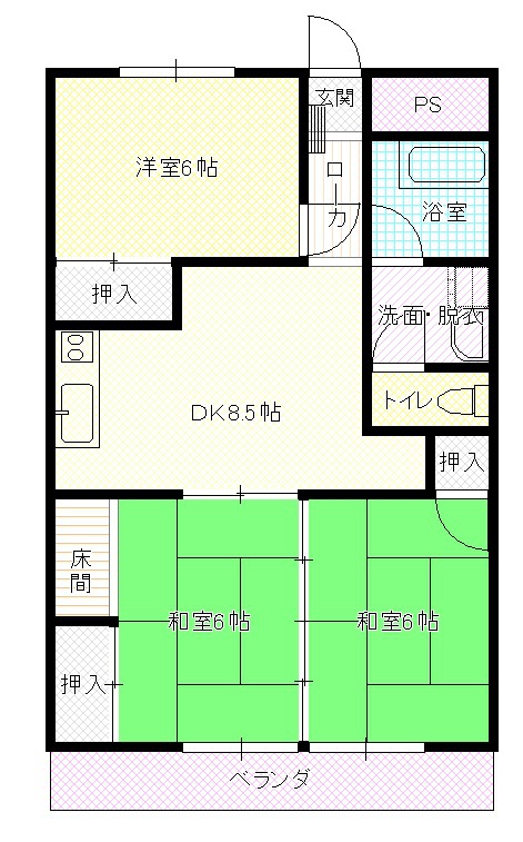 パールハイツ（川島町） 間取り