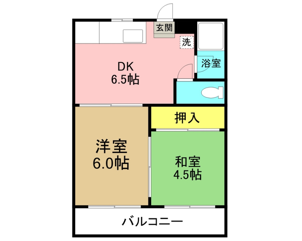 コーポ荒木 間取り