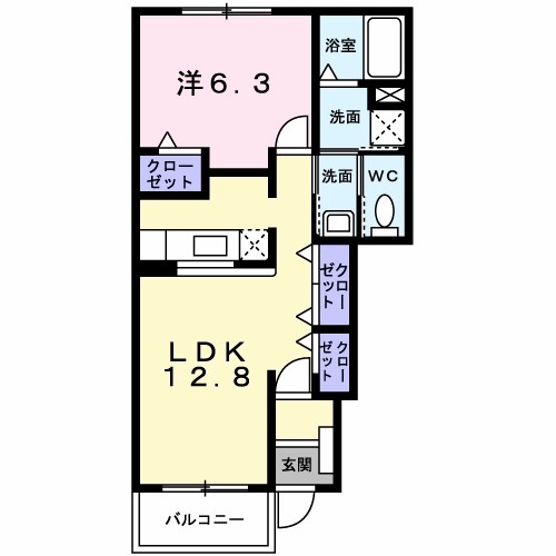 レジデンス福園 間取り