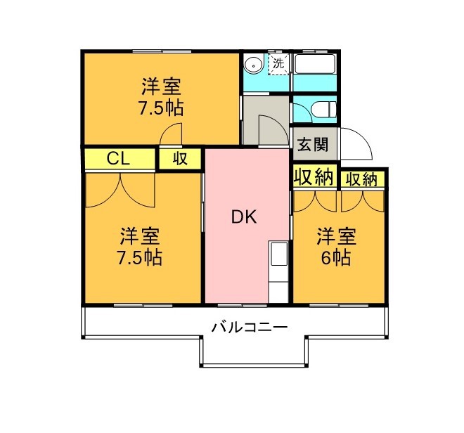 メナーハイツ藍 間取り