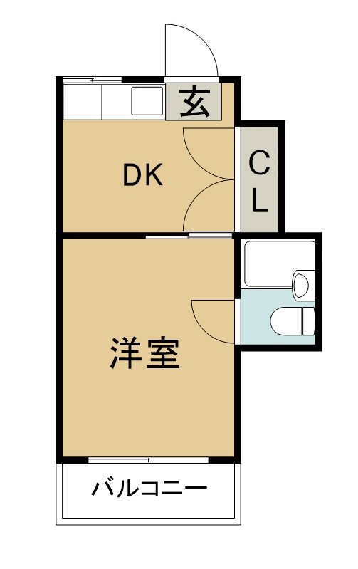 メルシーハイツ１号館 間取り