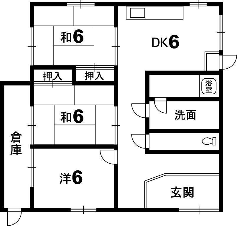 阿南市日開野町一戸建 間取り