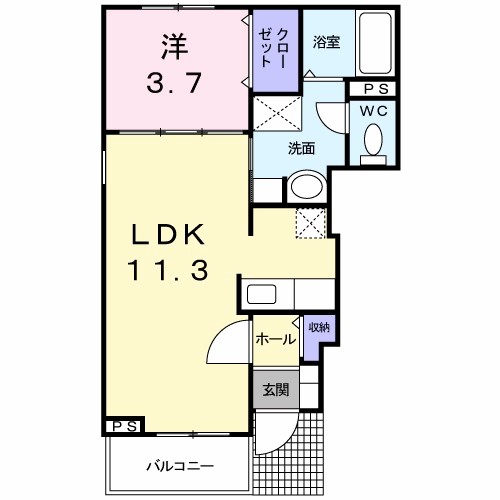 ボア・ソルテ　Ｄ 間取り
