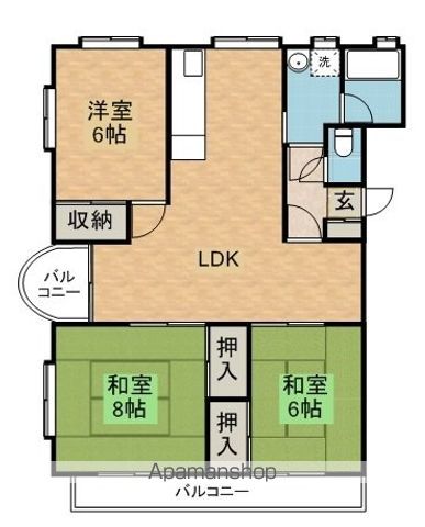 エルム城の内 間取り