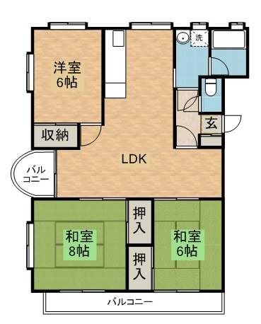 エルム城の内 間取り