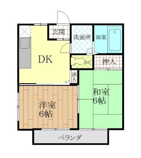 フレグランス国府 間取り