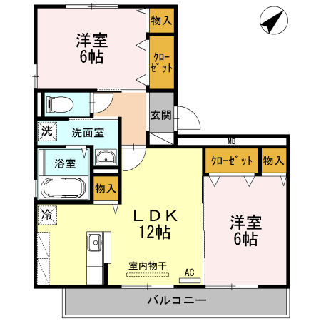 グランパルク 間取り