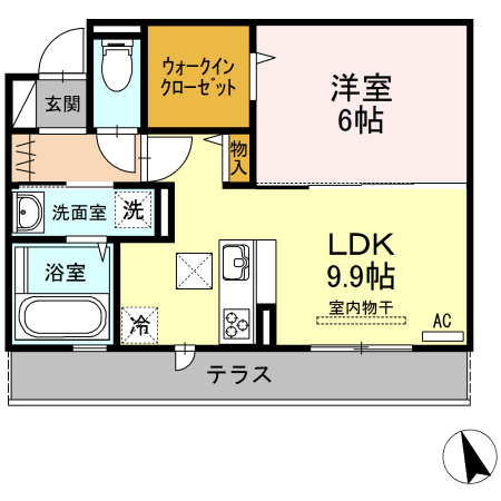 ウィズ　沖浜 間取り
