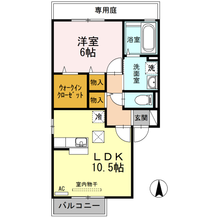 コーポＫ　Ｃ棟 間取り