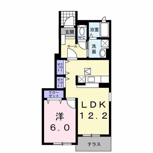 モーント　シャイン　Ｃ 間取り