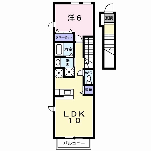プリムヴェールＡ 間取り