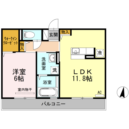 アンソレイエ 間取り