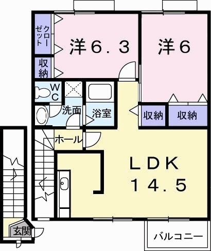 シーサイドパークＢ 間取り