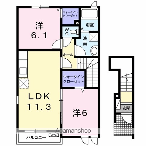 アリーヴィオＡ 間取り