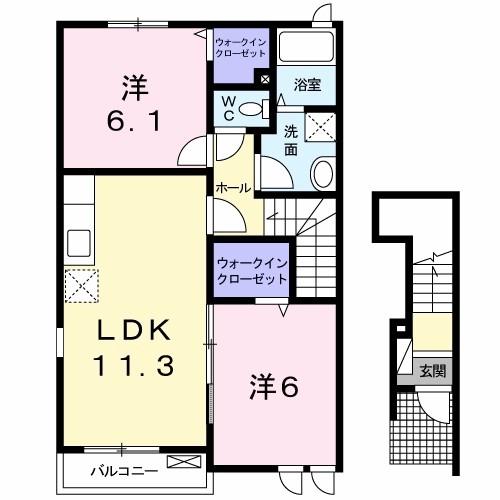 アリーヴィオＡ 間取り