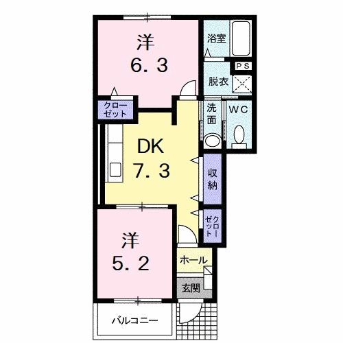 サンライズ貴園Ｂ 間取り