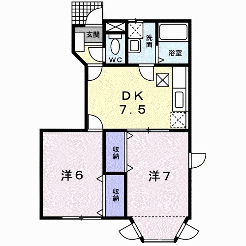ＣｏｕｎｔｒｙⅠ 間取り