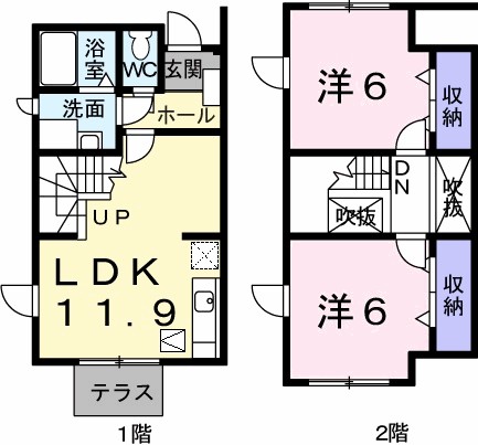 コーポリンクス２ 間取り