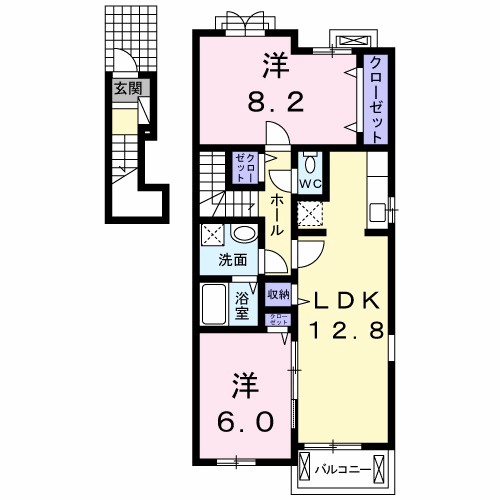 クラールプレディエＤ 間取り