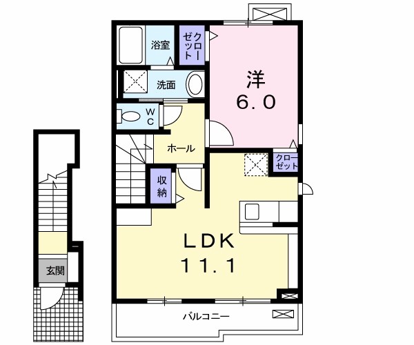 プリマベーラ　Ａ 間取り