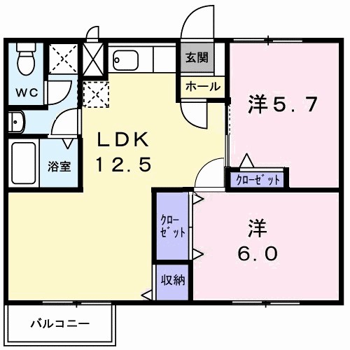 マツモトＧマンションＢ 間取り