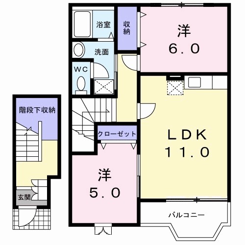 Ｌａｗ　Ｆｌｏｗｅｒ 間取り