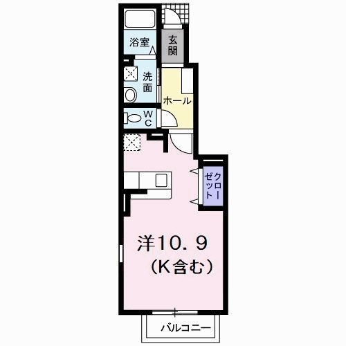 Ｖｉｌｌａ鶴島Ｂ 間取り