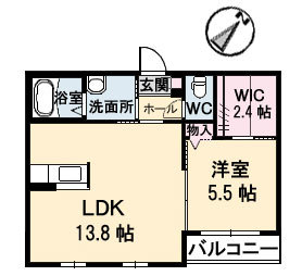 シャーメゾンさくら　Ｂ棟 間取り