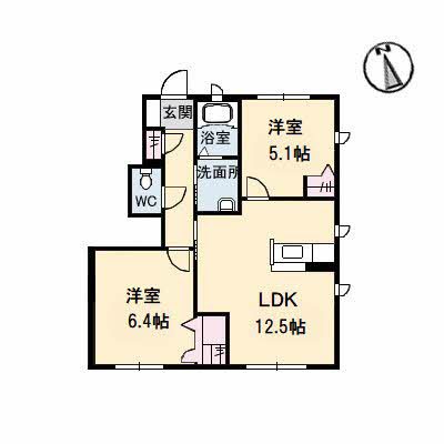 シャーメゾン　ボヌール　Ｄ棟 間取り