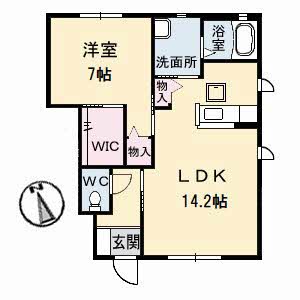 シャーメゾン霧ケ峰　Ｄ棟 間取り