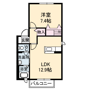 シャーメゾン昭和　Ⅰ棟 間取り