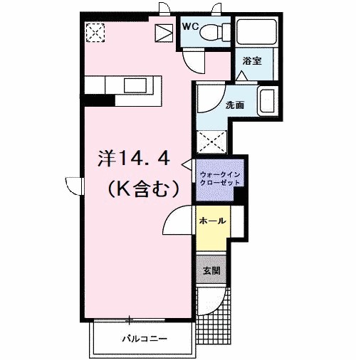 グラン　ベルジュ　Ｂ 間取り