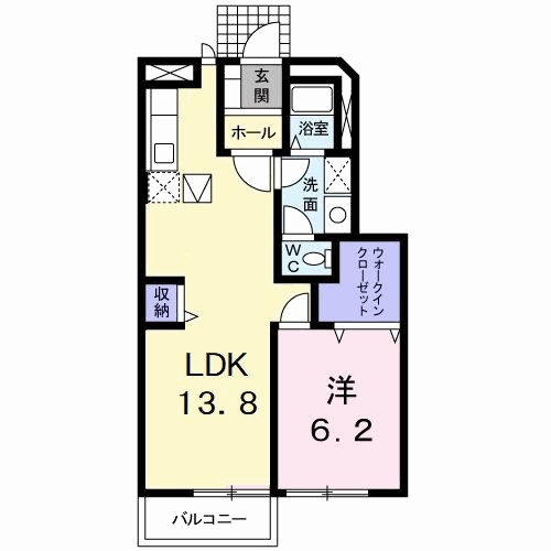 フォンテーヌＡ 間取り