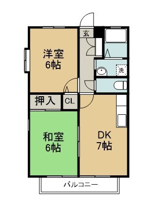 エザンス中谷 間取り