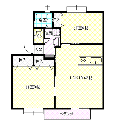 フローラルハイツ 間取り
