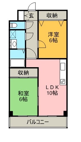 クレール北島 間取り