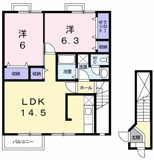 シーサイドパークＡ 間取り