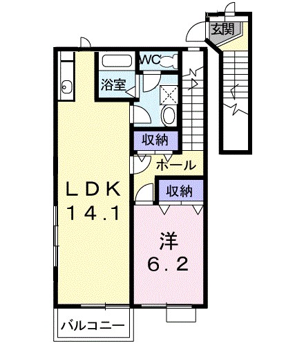 フォンテーヌＡ 間取り