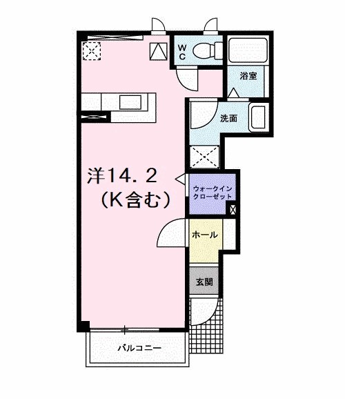 メゾン　シャモニーＡ 間取り