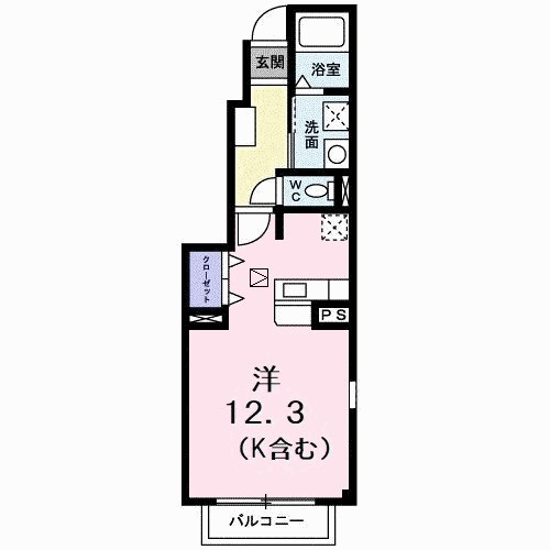 シャン・ド・フルール　Ｂ 間取り