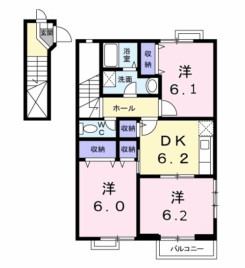 アルバ　Ａ 間取り