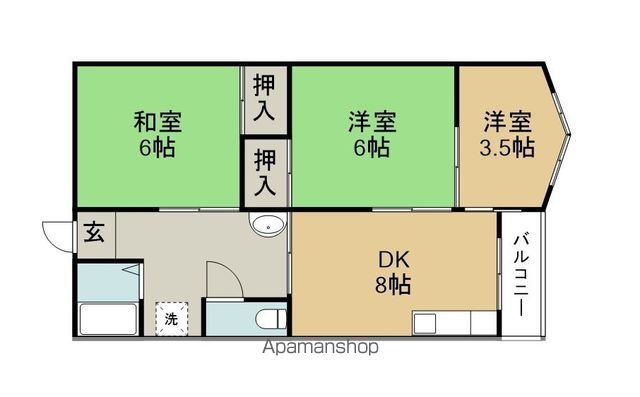 渭東ハイツ 間取り