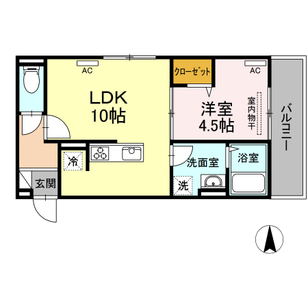 アル・ソーレ沖浜 間取り