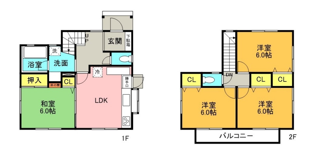 クレールタウン 間取り