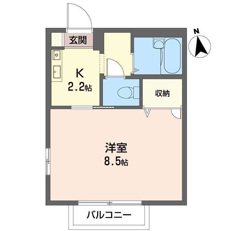 ジュネス新浜 間取り